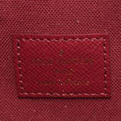 LOUIS VUITTON Monogram Pochette Felicie Chain Wallet Fuchsia  TJ1157