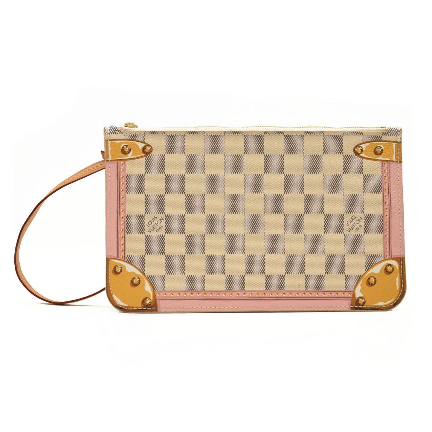 LOUIS VUITTON Damier Azur Summer Trunks Neverfull MM GM Pochette