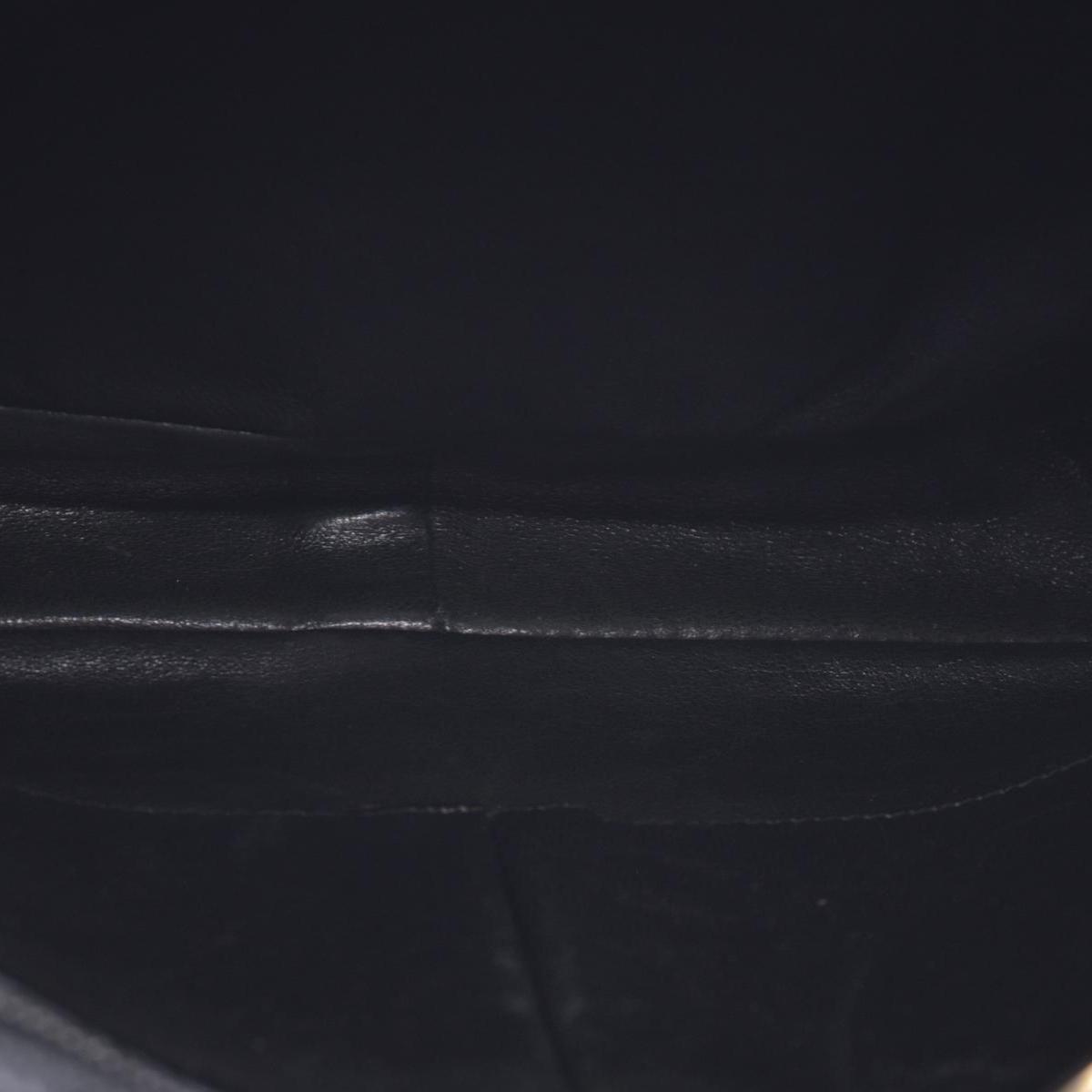 $1850 CELINE Vintage Box Calfskin Triomphe Chain Flap Shoulder Bag Black CONSIGNMENT 10021246