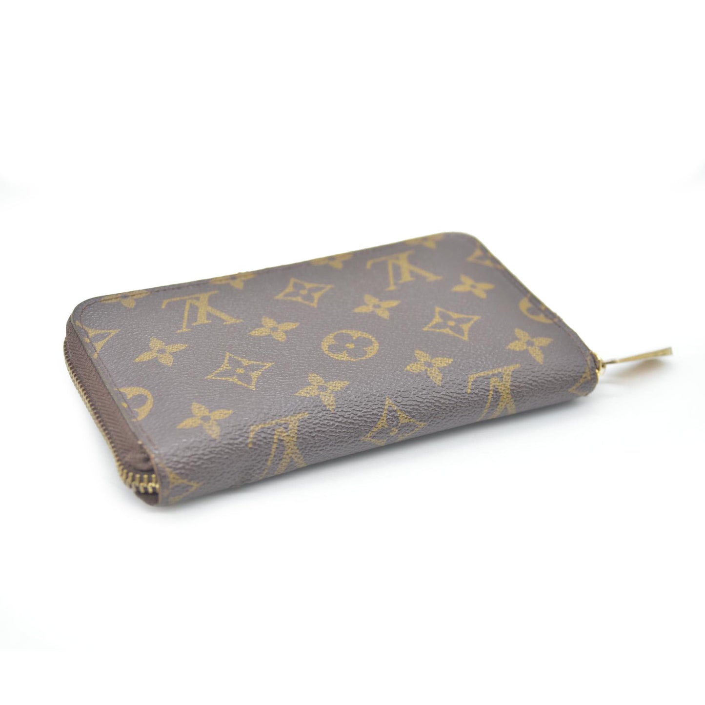 Louis Vuitton Monogram Zippy Compact Zip Wallet Brown MI0184