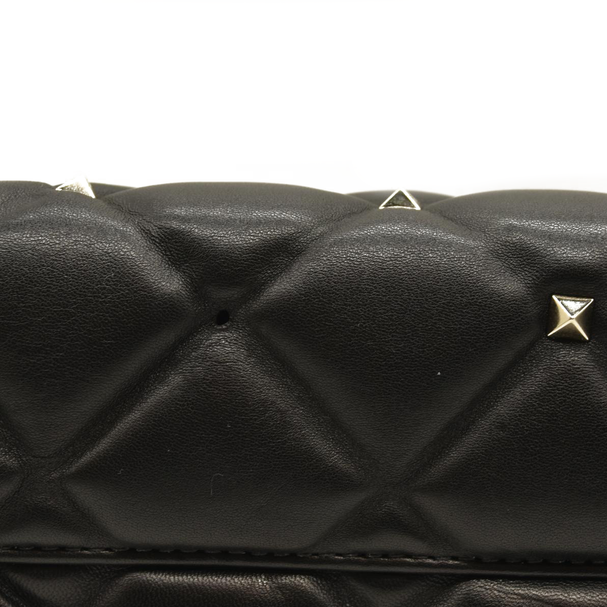 Valentino Garavani  Nappa Candystud Shoulder Bag Black