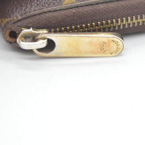 Louis Vuitton Monogram Zippy Compact Zip Wallet Brown MI0184