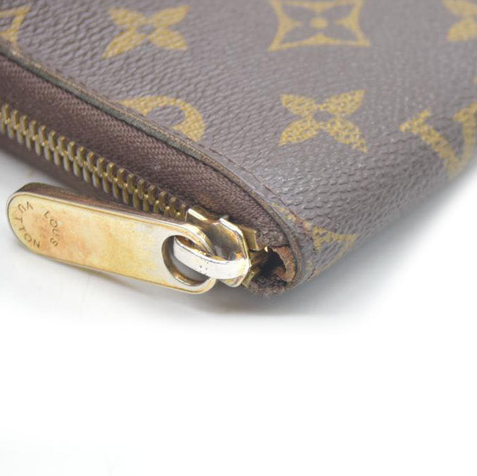 Louis Vuitton Monogram Zippy Compact Zip Wallet Brown MI0184