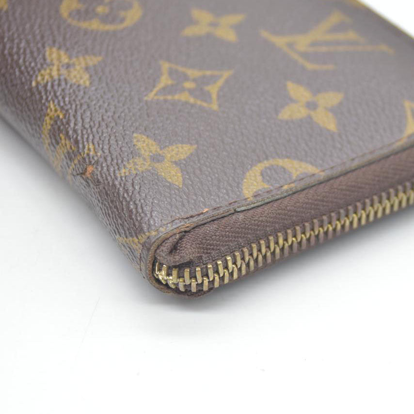 Louis Vuitton Monogram Zippy Compact Zip Wallet Brown MI0184