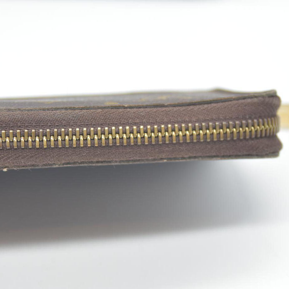 Louis Vuitton Monogram Zippy Compact Zip Wallet Brown MI0184