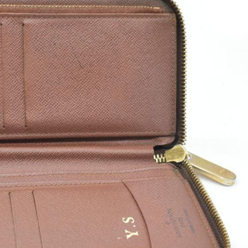 Louis Vuitton Monogram Zippy Compact Zip Wallet Brown MI0184
