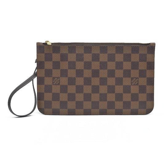 Louis Vuitton  Damier Ebene Neverfull MM GM Pochette