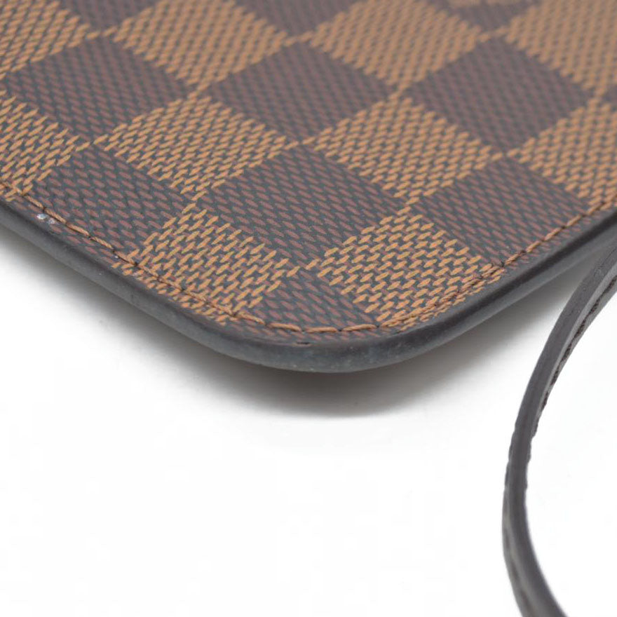 Louis Vuitton  Damier Ebene Neverfull MM GM Pochette