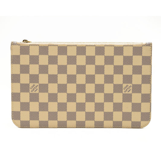 LOUIS VUITTON Damier Azur Nautical Neverfull MM GM Pochette