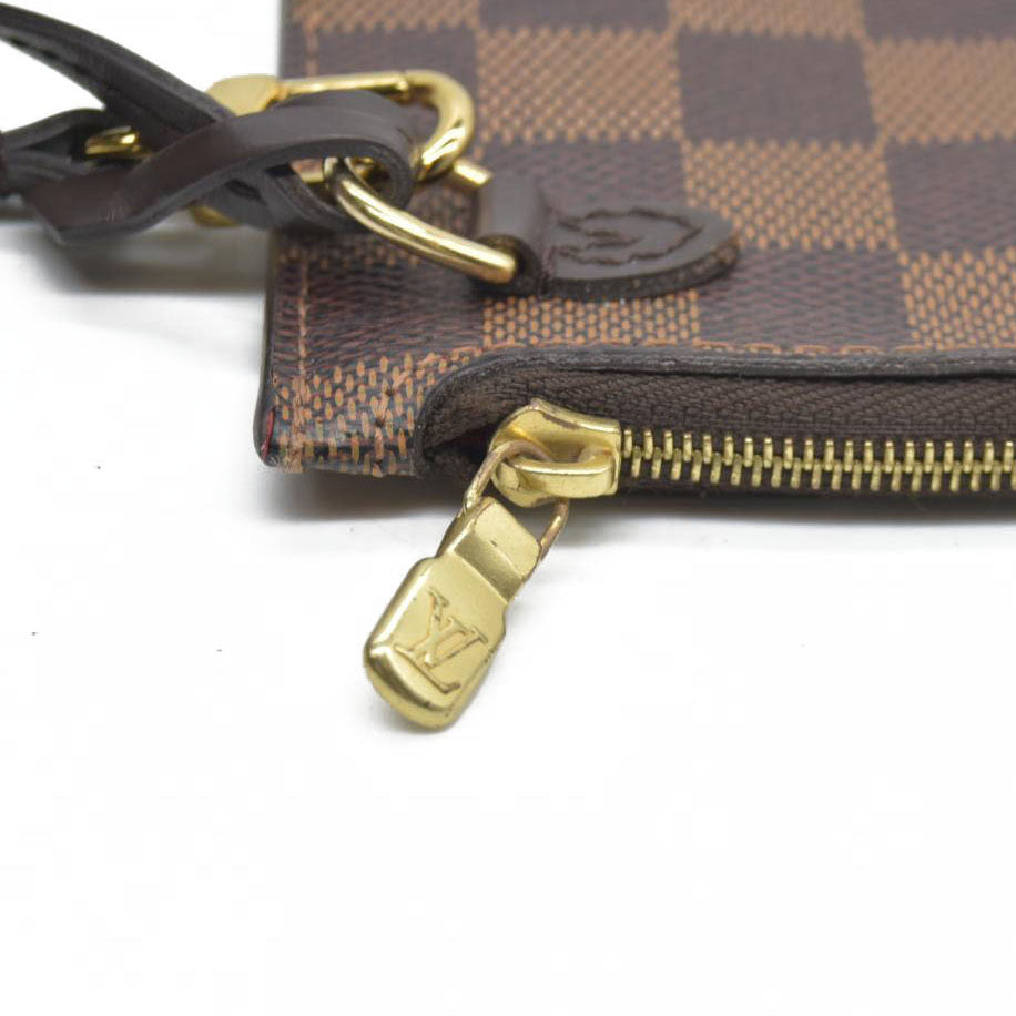 Louis Vuitton  Damier Ebene Neverfull MM GM Pochette