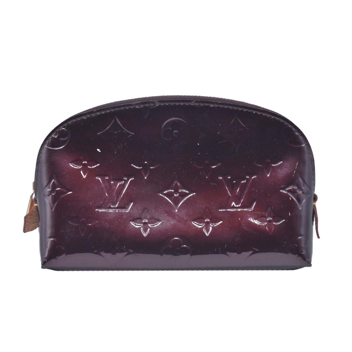 $540 Louis Vuitton Vernis Cosmetic Pouch Amarante CONSIGNMENT