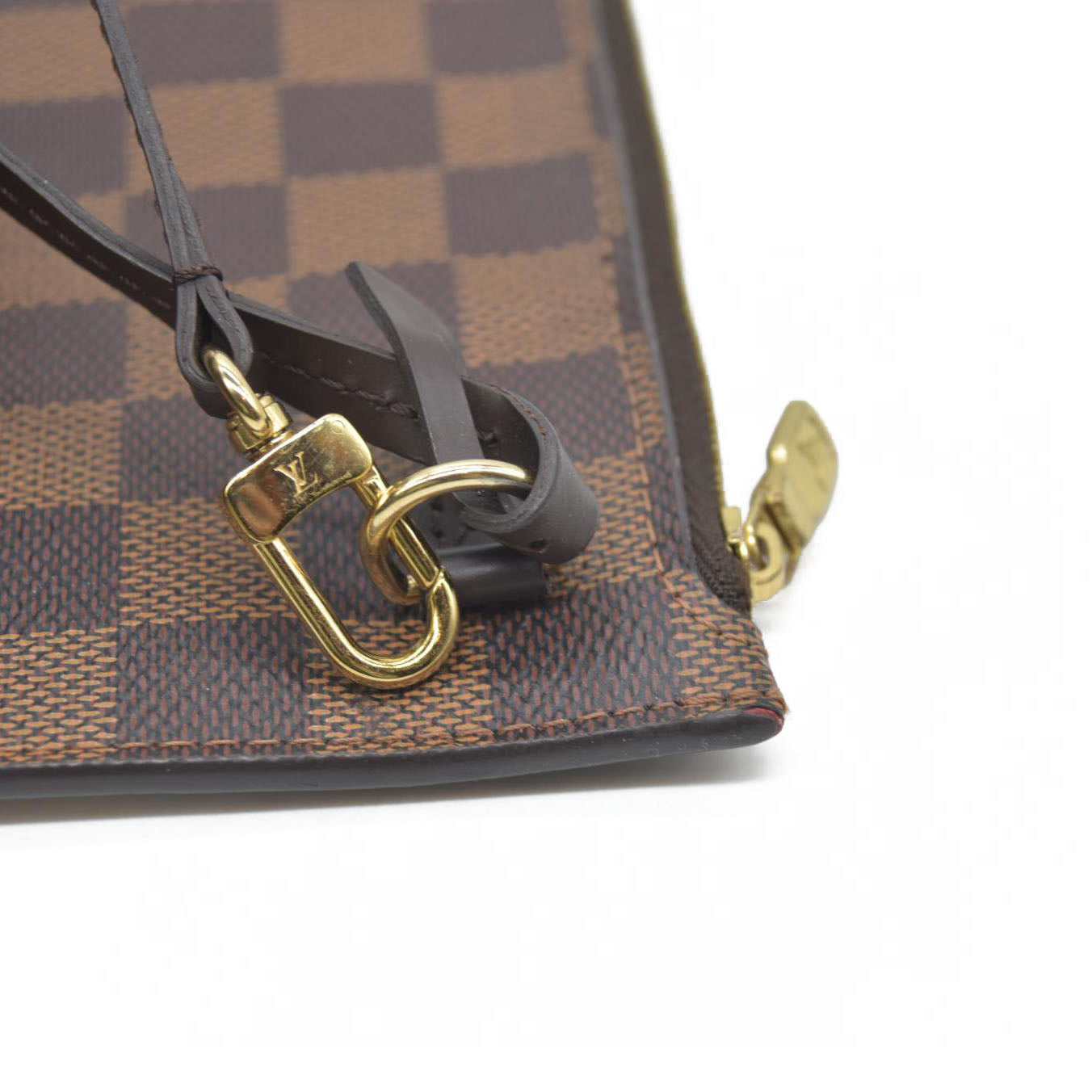 Louis Vuitton  Damier Ebene Neverfull MM GM Pochette