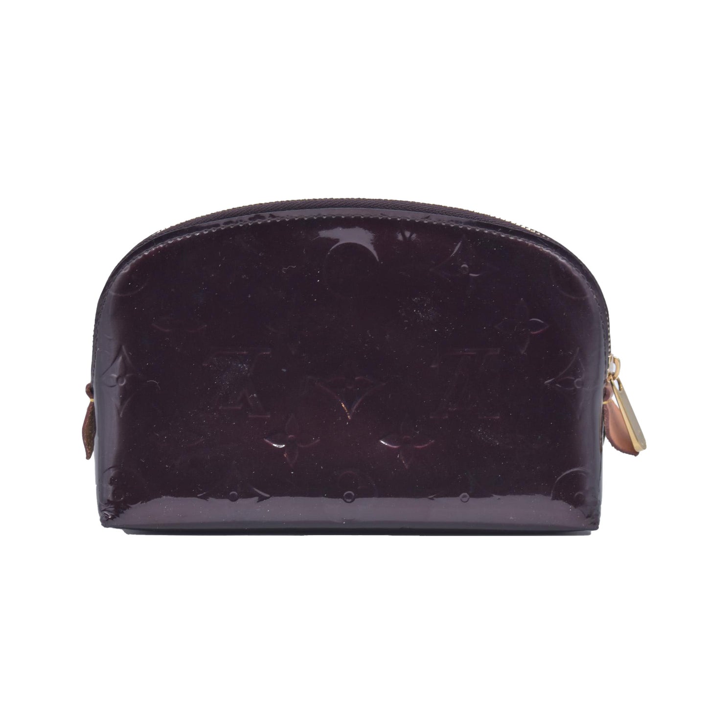 $540 Louis Vuitton Vernis Cosmetic Pouch Amarante CONSIGNMENT