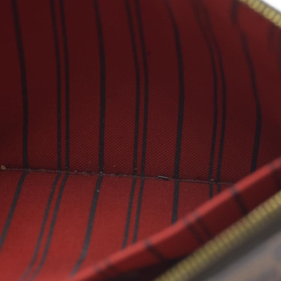 Louis Vuitton  Damier Ebene Neverfull MM GM Pochette