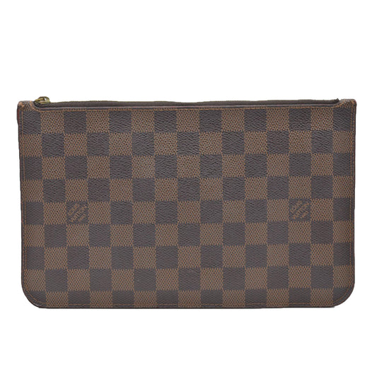 Louis Vuitton  Damier Ebene Neverfull MM GM Pochette (no strap)
