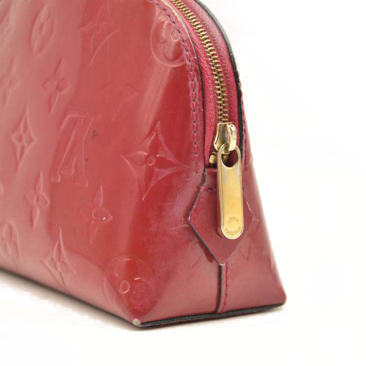 Louis Vuitton Vernis Cosmetic Pouch Rose Indien Pink