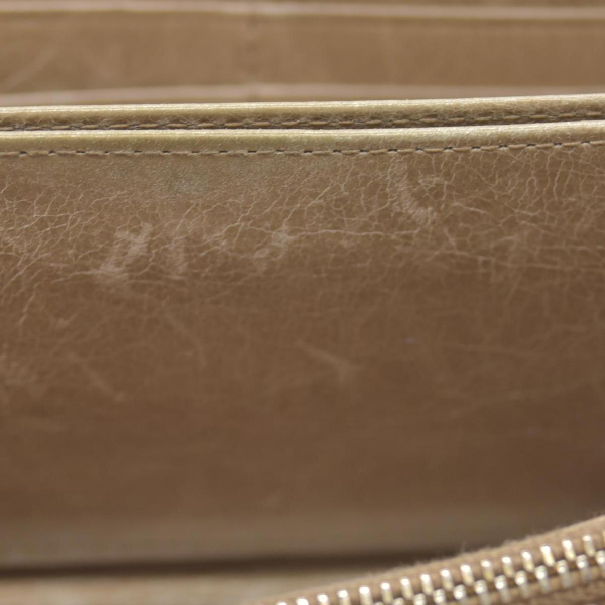 Miu Miu Matelasse Zip Around Wallet Cammeo CONSIGNMENT