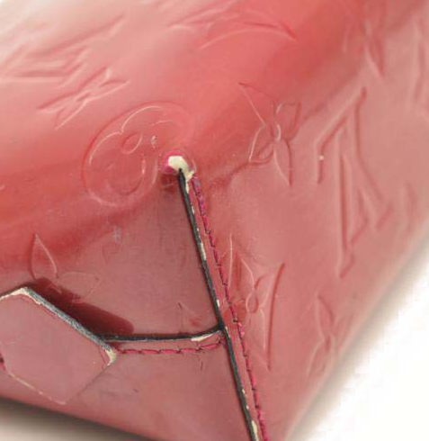 Louis Vuitton Vernis Cosmetic Pouch Rose Indien Pink