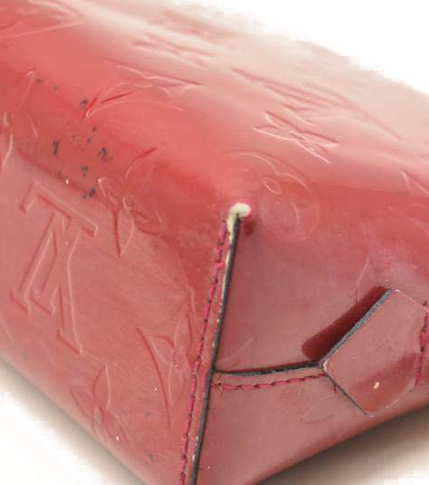 Louis Vuitton Vernis Cosmetic Pouch Rose Indien Pink