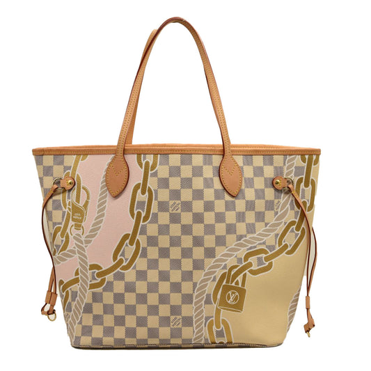 2023 LOUIS VUITTON Damier Azur Nautical Neverfull MM