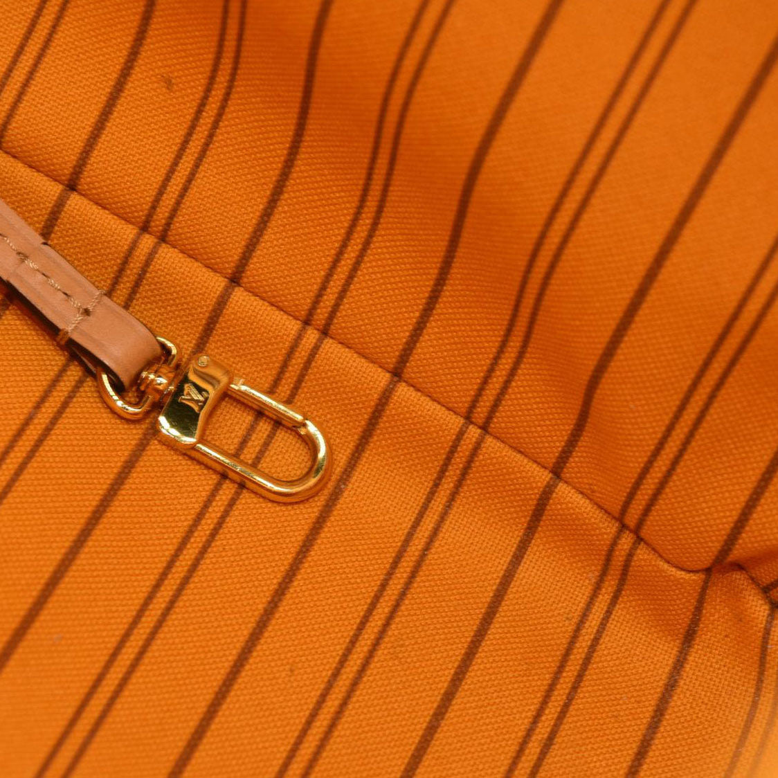 Louis Vuitton  Damier Azur Braided Neverfull MM Orange