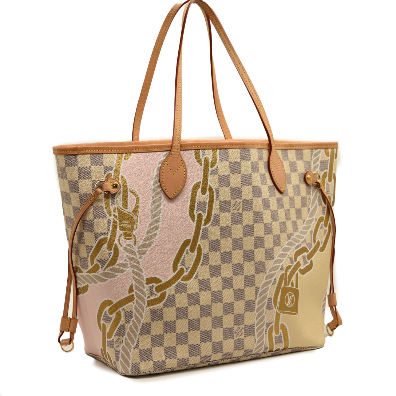 2023 LOUIS VUITTON Damier Azur Nautical Neverfull MM