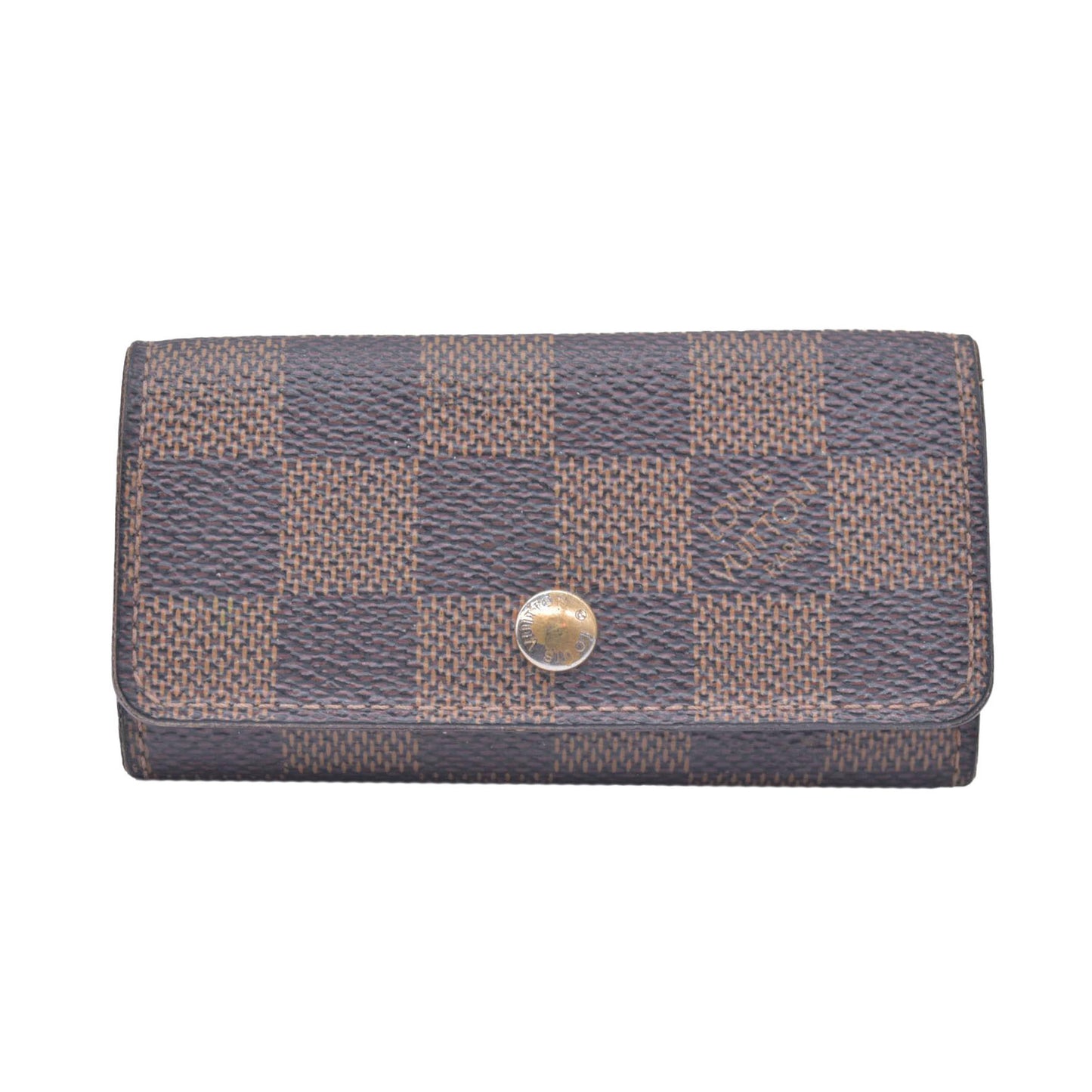 $345 2007 Louis Vuitton Damier Ebene Key Holder FL4007 CONSIGNMENT