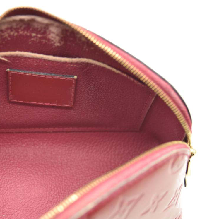 Louis Vuitton Vernis Cosmetic Pouch Rose Indien Pink