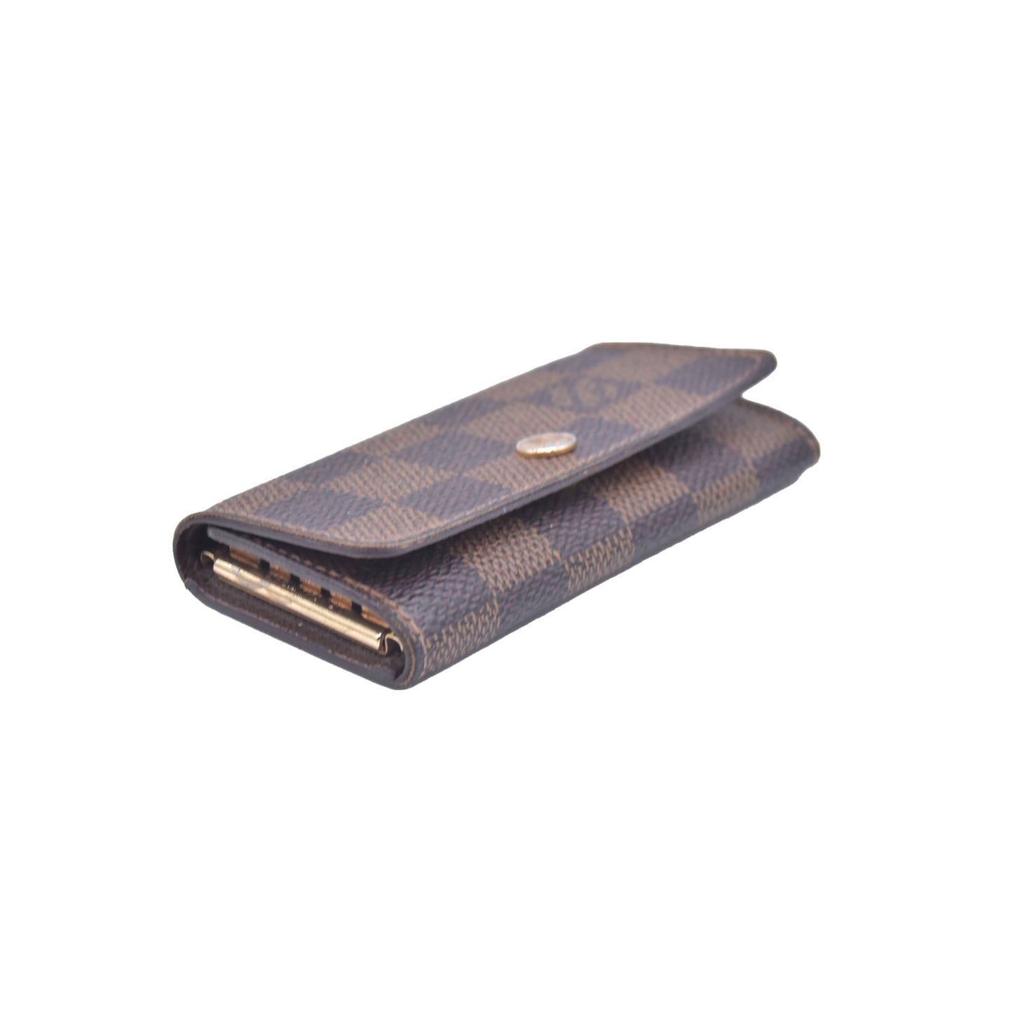 $345 2007 Louis Vuitton Damier Ebene Key Holder FL4007 CONSIGNMENT