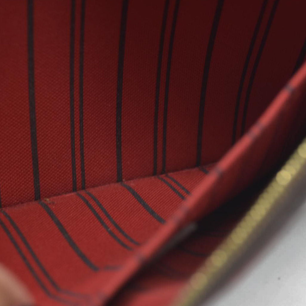 Louis Vuitton  Damier Ebene Neverfull MM GM Pochette (no strap)