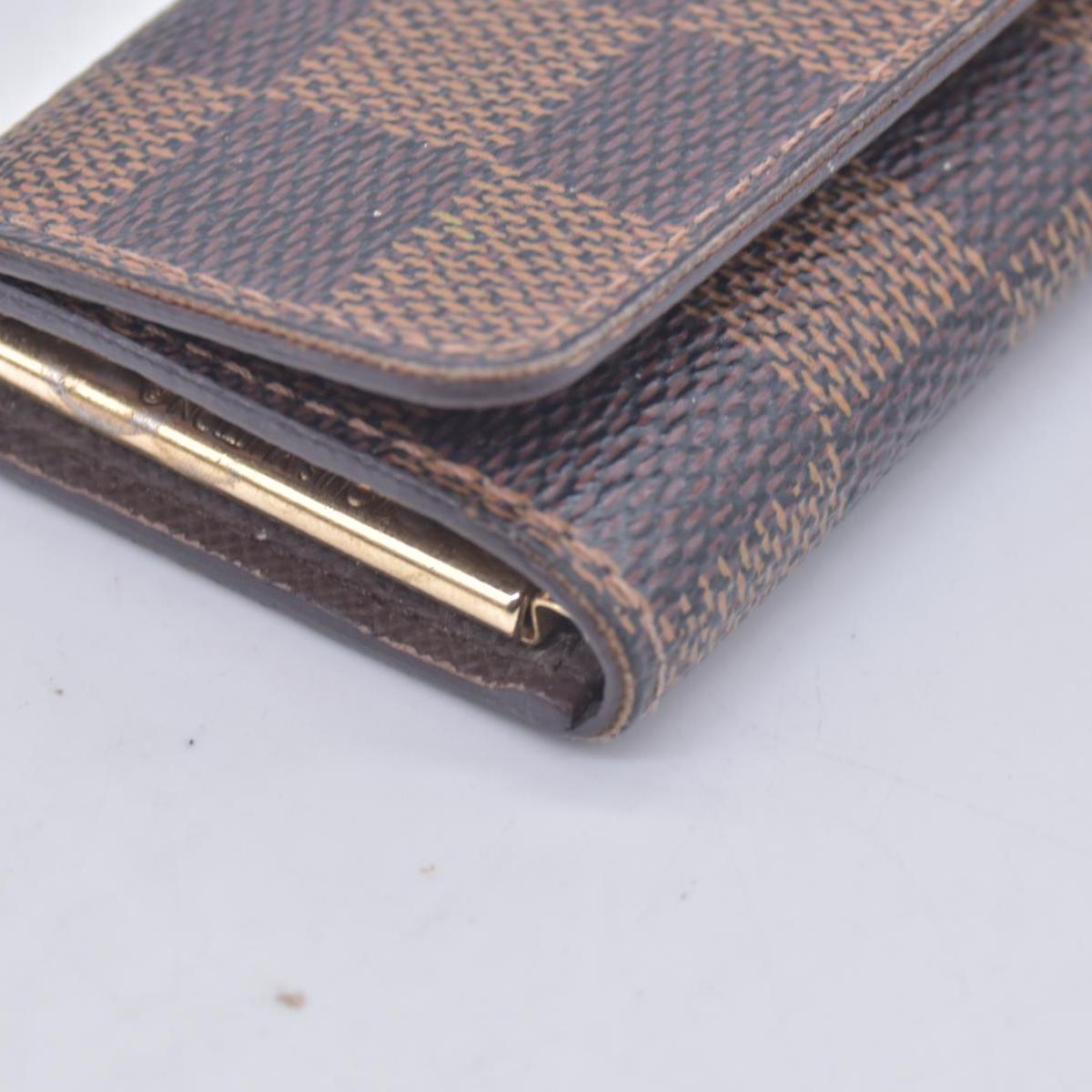 $345 2007 Louis Vuitton Damier Ebene Key Holder FL4007 CONSIGNMENT