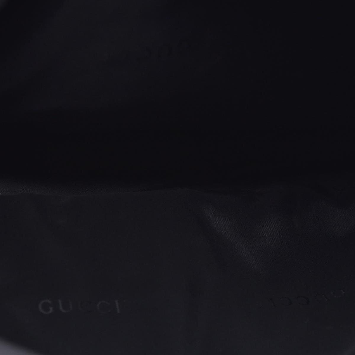 $980 GUCCI Nylon Jacky Piston Lock Shoulder Bag Black CONSIGNMENT 10021239