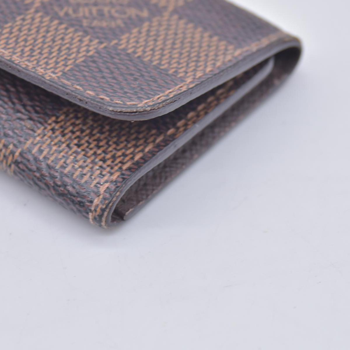 $345 2007 Louis Vuitton Damier Ebene Key Holder FL4007 CONSIGNMENT