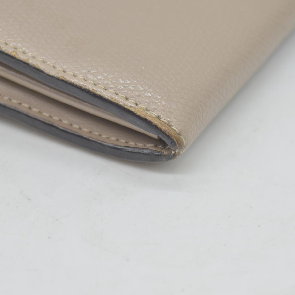 Fendi Fendi Taupe Leather F is Fendi Continental Wallet CONSIGNMENT