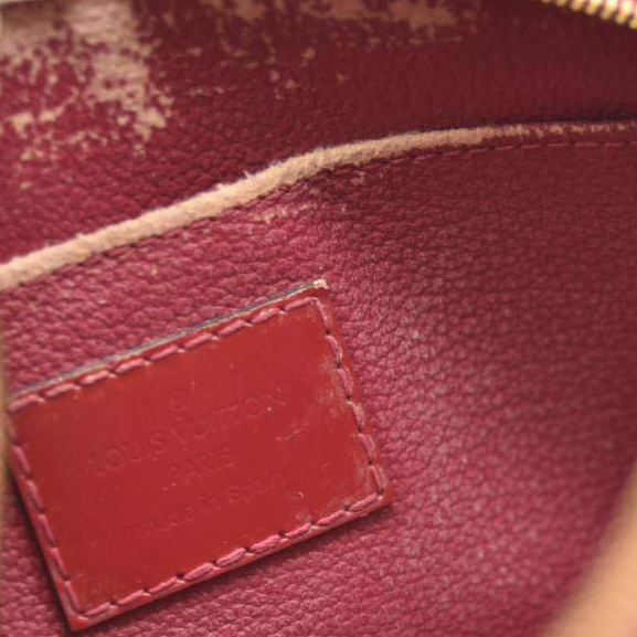 Louis Vuitton Vernis Cosmetic Pouch Rose Indien Pink