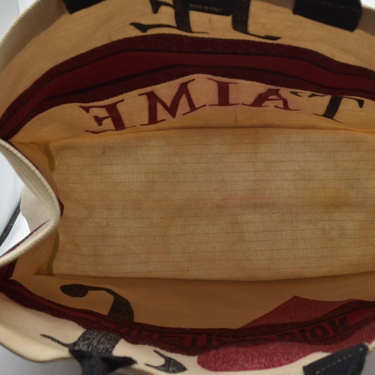 $3650 2021 Christian Dior Canvas DiorAmour Chinese Valentines Je T’aime Large Book Tote White Red