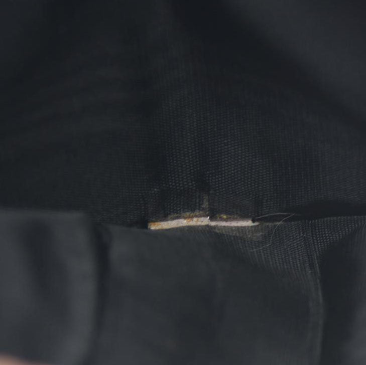 CELINE Macadam Leather Bifold Wallet Purse Black