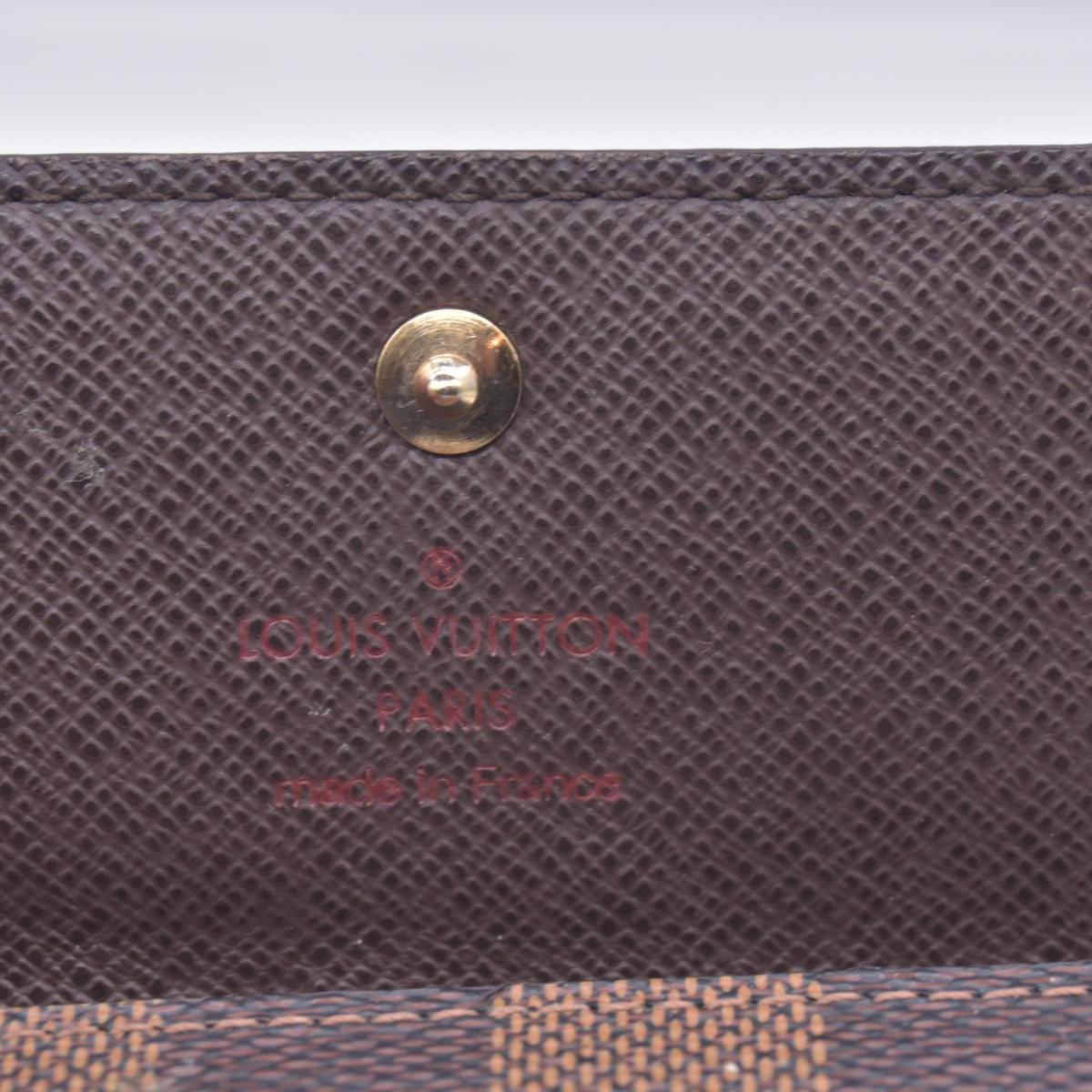 $345 2007 Louis Vuitton Damier Ebene Key Holder FL4007 CONSIGNMENT
