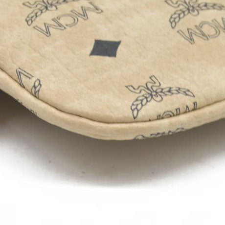 $700 MCM Tote Pouch Beige