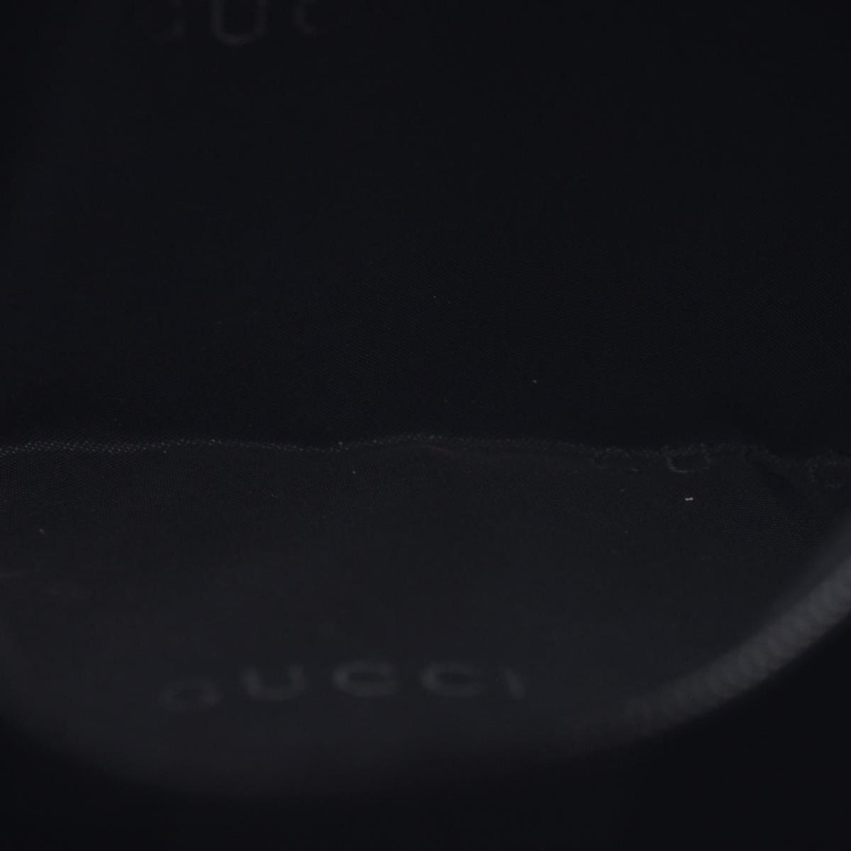 $980 GUCCI Nylon Jacky Piston Lock Shoulder Bag Black CONSIGNMENT 10021239