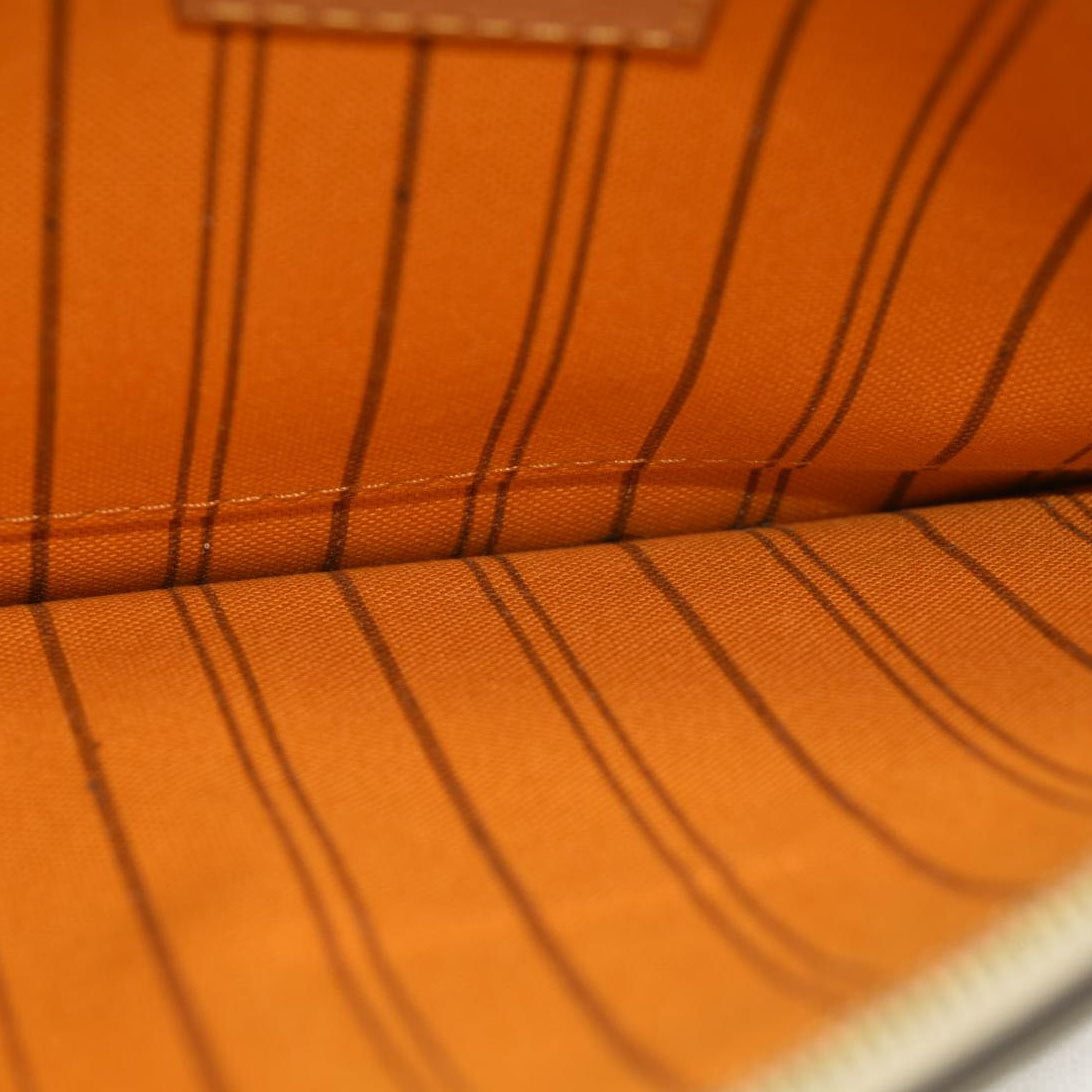 Louis Vuitton  Damier Azur Braided Neverfull MM Orange