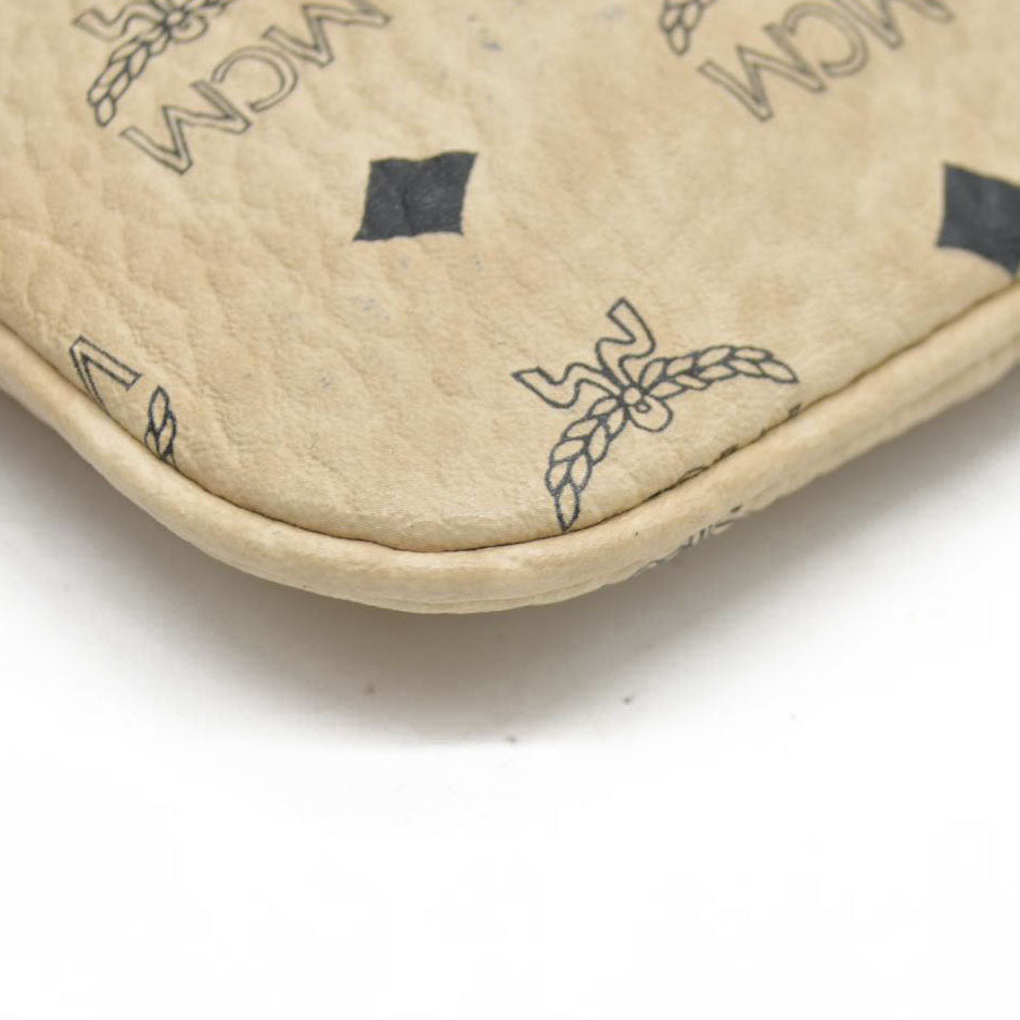 $700 MCM Tote Pouch Beige