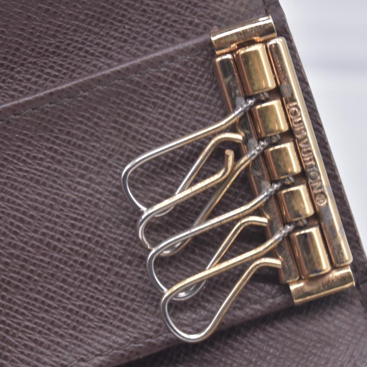 $345 2007 Louis Vuitton Damier Ebene Key Holder FL4007 CONSIGNMENT