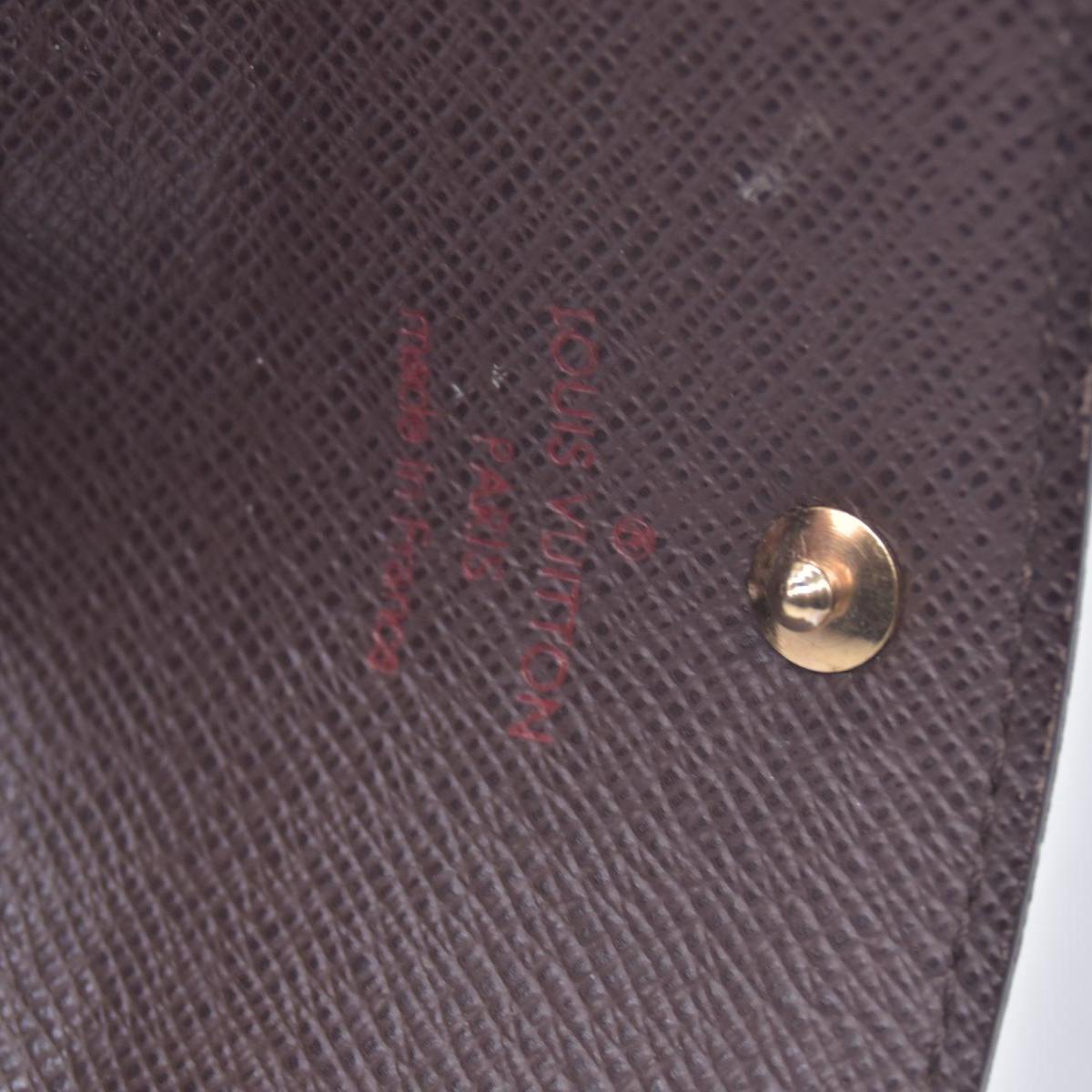 $345 2007 Louis Vuitton Damier Ebene Key Holder FL4007 CONSIGNMENT