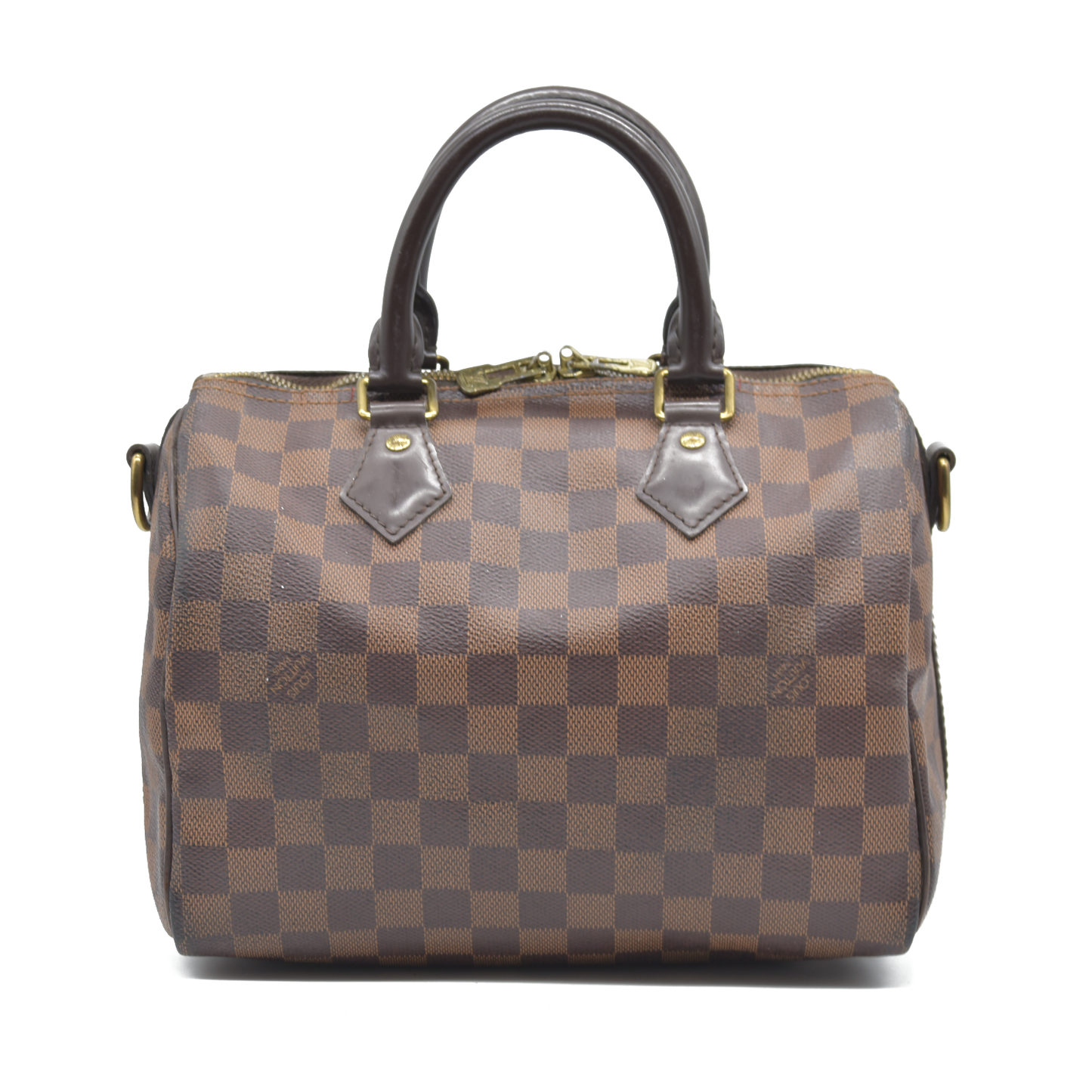 $1940 Louis Vuitton Damier Ebene Speedy Bandouliere 25 MB4127