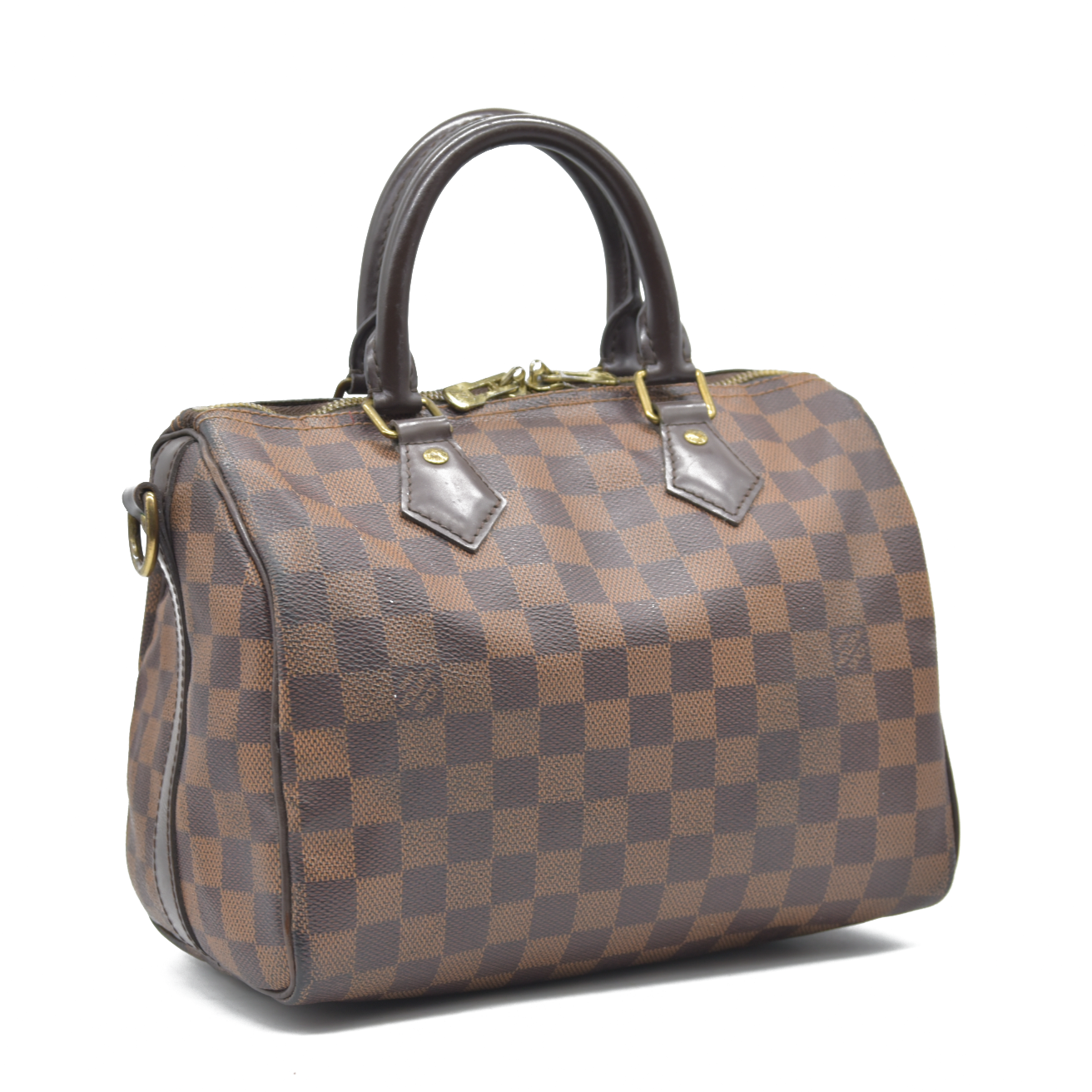 $1940 Louis Vuitton Damier Ebene Speedy Bandouliere 25 MB4127
