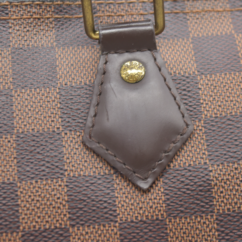 $1940 Louis Vuitton Damier Ebene Speedy Bandouliere 25 MB4127