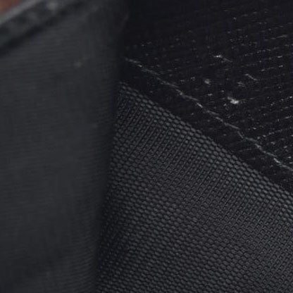 AUCTION $775 Prada  Saffiano Business Card Holder Nero Black