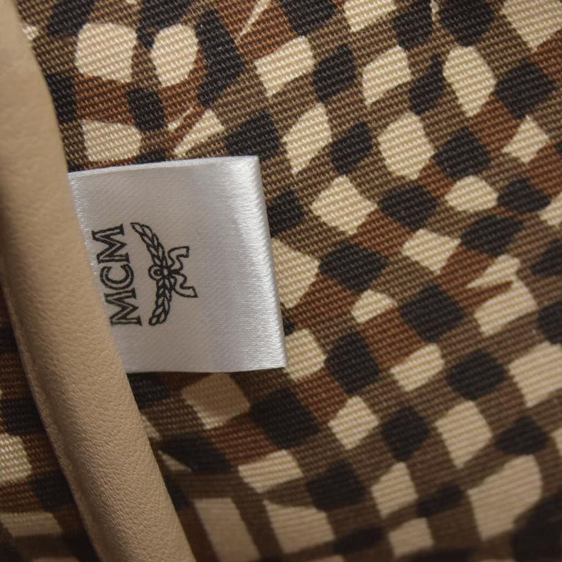 $700 MCM Tote Pouch Beige