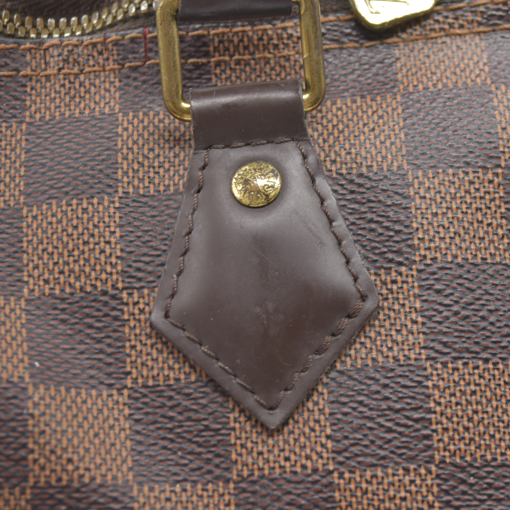 $1940 Louis Vuitton Damier Ebene Speedy Bandouliere 25 MB4127